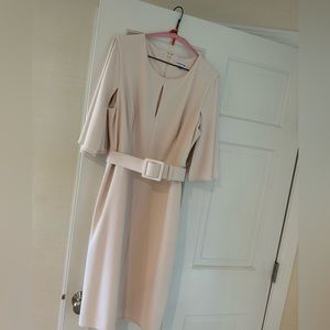 Blush pink pale dress